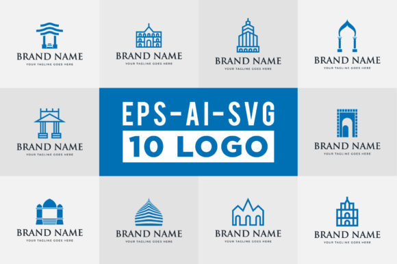 Download Palace Logo Design Set - Design Collection