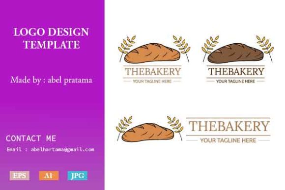 Download Bread Logo Template Design - Design Collection