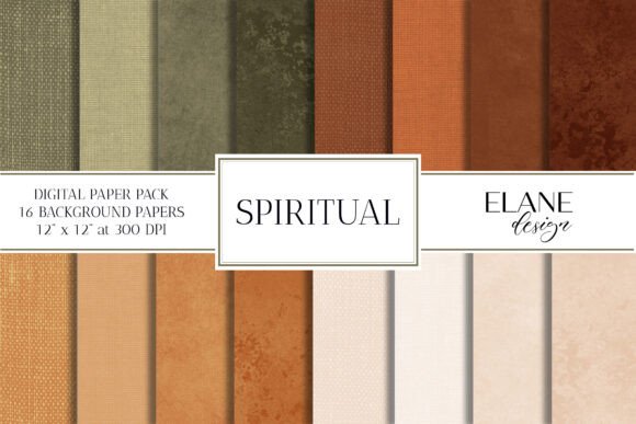 Download Earth Tones Digital Paper, Nature Colors - Earth Collection
