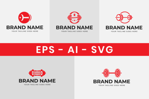 Download Fitness Gym Logo Design Set - Design Collection