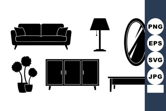 Download Minimalist Home Decor Icons Set - Minimalist Collection