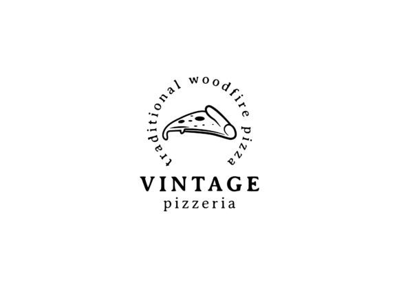 Download Slice Pizza Vintage Logo Design - Design Collection