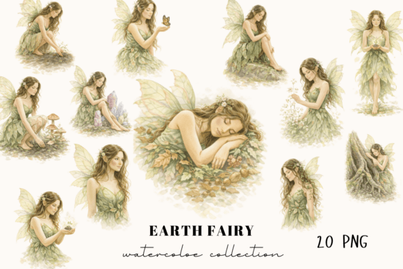 Download Earth Fairy Clipart – 20 Nature Fairy - Earth Collection