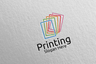 Download Paper Printing Company Logo Design 34 - Design Collection