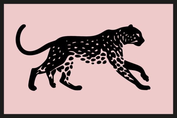 Download Cheetah Sprint Clip Silhouette Vector - Premium Bundle