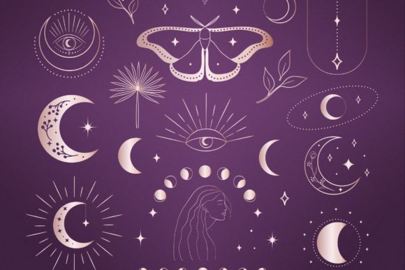 Download Abstract Mystic Logo Design Elements. - Design Collection
