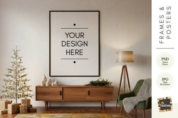 Download Minimalist Christmas Frame Mockup - Minimalist Collection