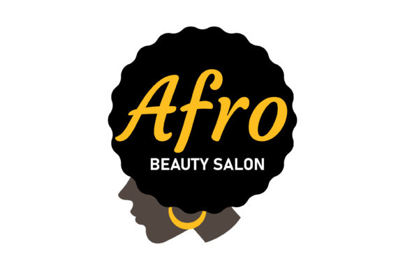 Download Beautiful Afro Hair Woman Logo Design - Design Collection