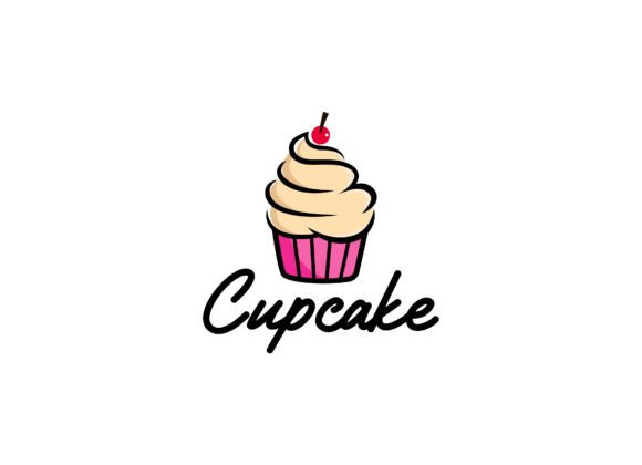 Download Simple Cupcake Logo Design - Design Collection