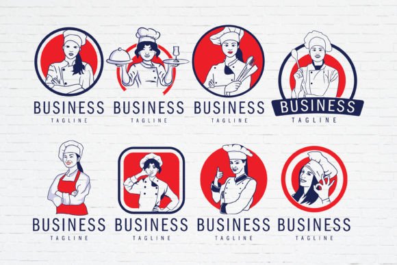 Download Chef Logo Design Bundle SVG - Design Collection