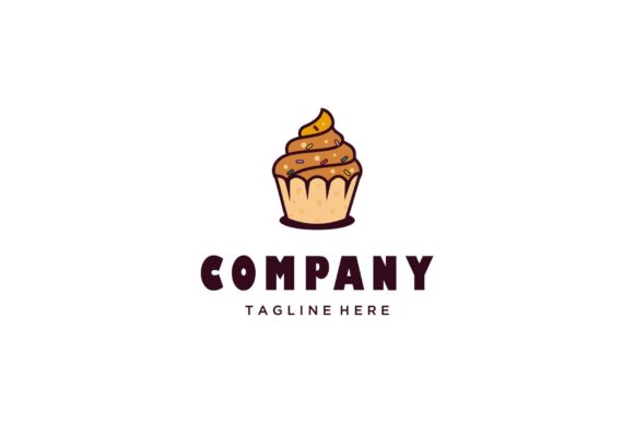 Download Minimalist Cupcake Logo Design Icon - Design Collection